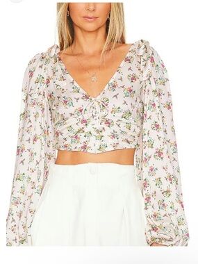 For Love and Lemons Tanya Crop Top